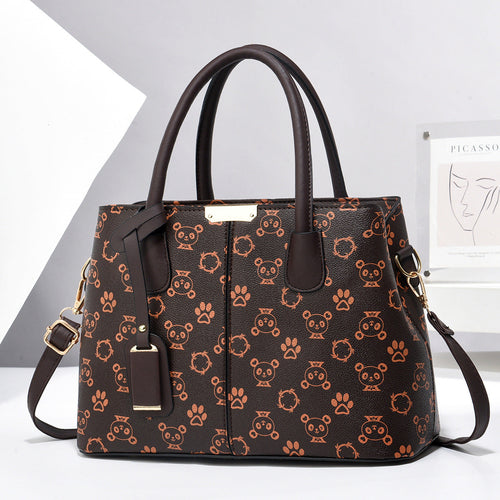 Women PU Leather Handbags Ladies Large Capacity Tote Bag Female Square
