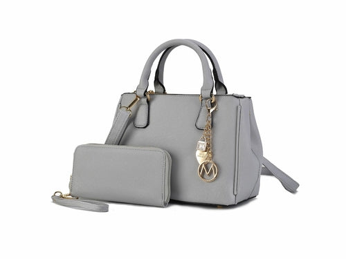 Ruth Vegan Leather Women Satchel Bag with Wallet