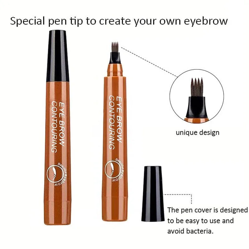 4 Point Eyebrow Pencil Maquillajes Para Mujer Waterproof Liquid