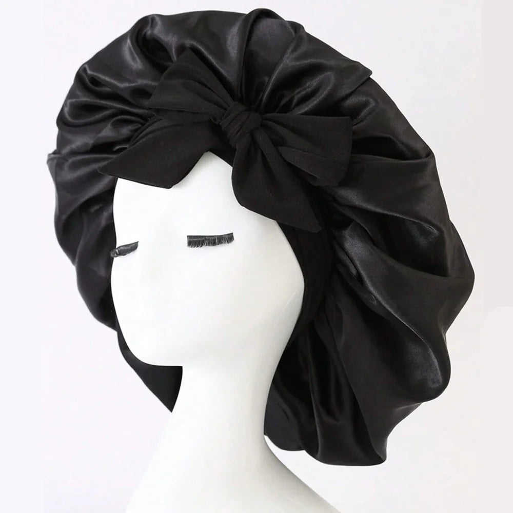 Satin Bonnet Silk Bonnet Adjustable Bonne For Sleeping Hair Bonnet