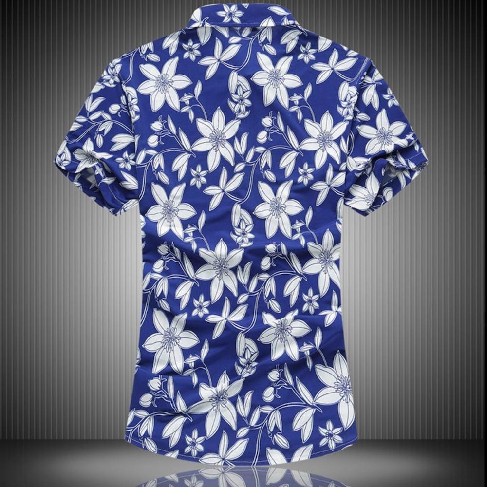 Men's Short Sleeve Floral Shirt